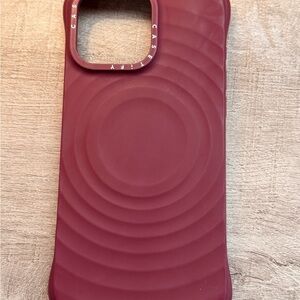 CASETiFY iPhone 16 Pro Max Maroon Case